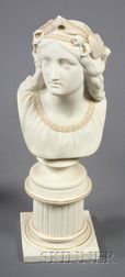 Copeland Parian Bust of Oenone